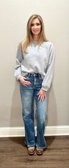 Fleece Raglan Sweatshirt - 3 COLORS